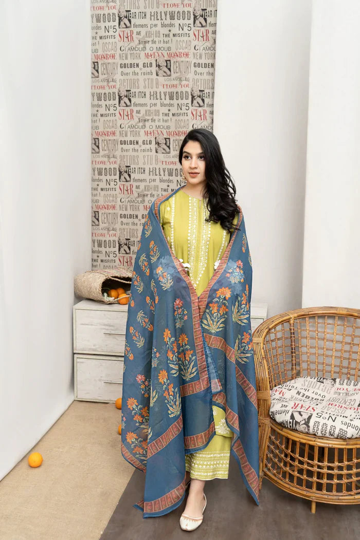 Urge Embroidered lawn Three Piece D/720