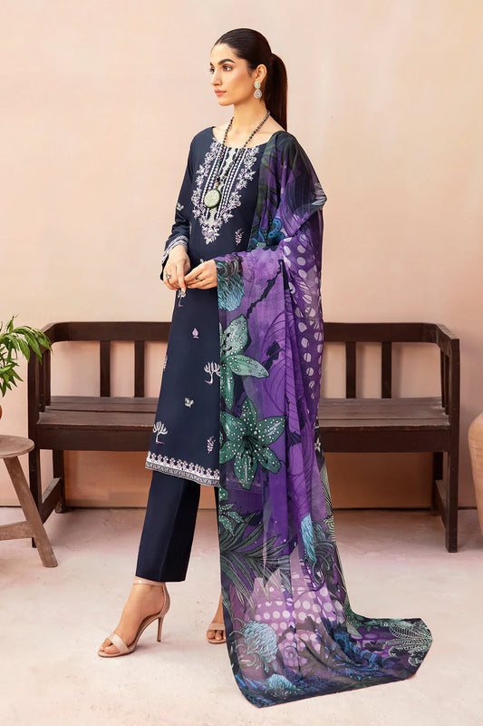 Sapphire Embroidered Lawn 3 Piece Suit SP-D/16
