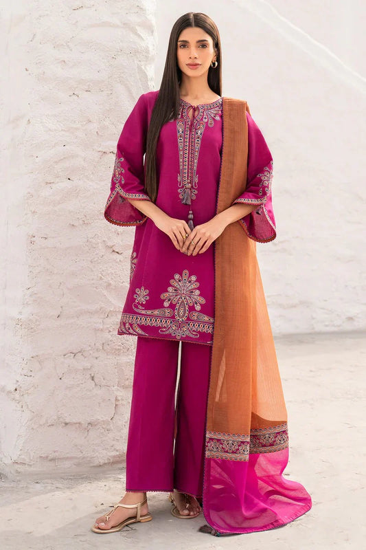 jazmin Embroidered Lawn 3 Piece Suit D-31