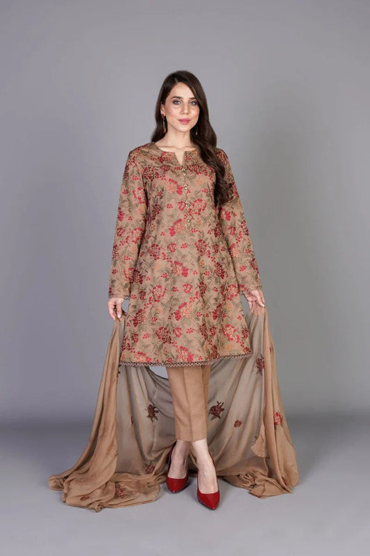 Bareeze Embroidered Lawn 3 Piece Suit BR-5026
