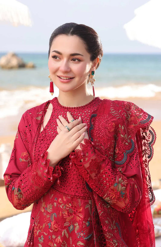 Imrozia Embroidered Dhanak 3 Piece D-60