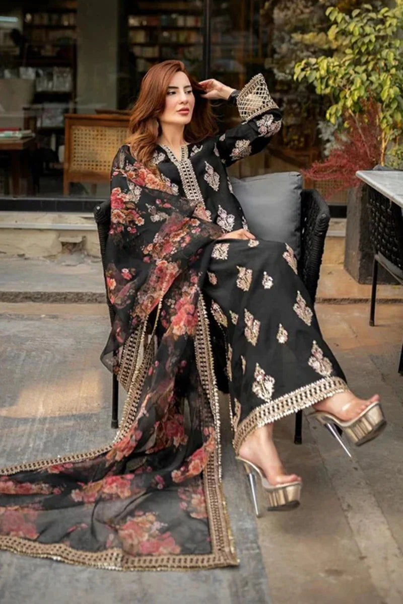 Aisling Embroidered Three Piece Dhanak AS-177