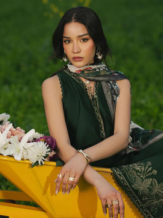 IZEL Embroidered Lawn 3 Piece Suit IZ-07