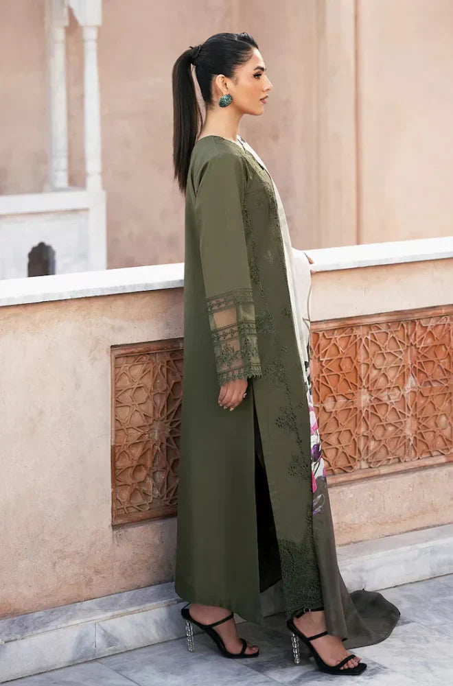 EID COLLECTION Izel Embroidered Lawn 3 Piece Suit D/26