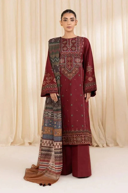 sapphire Embroidered lawn Three Piece D/715