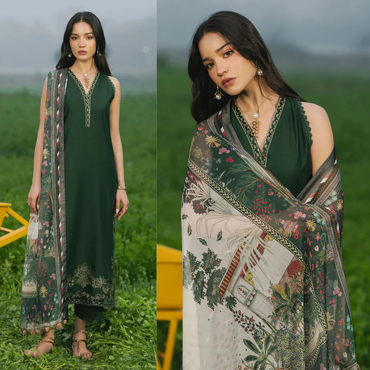 IZEL Embroidered Lawn 3 Piece Suit IZ-07