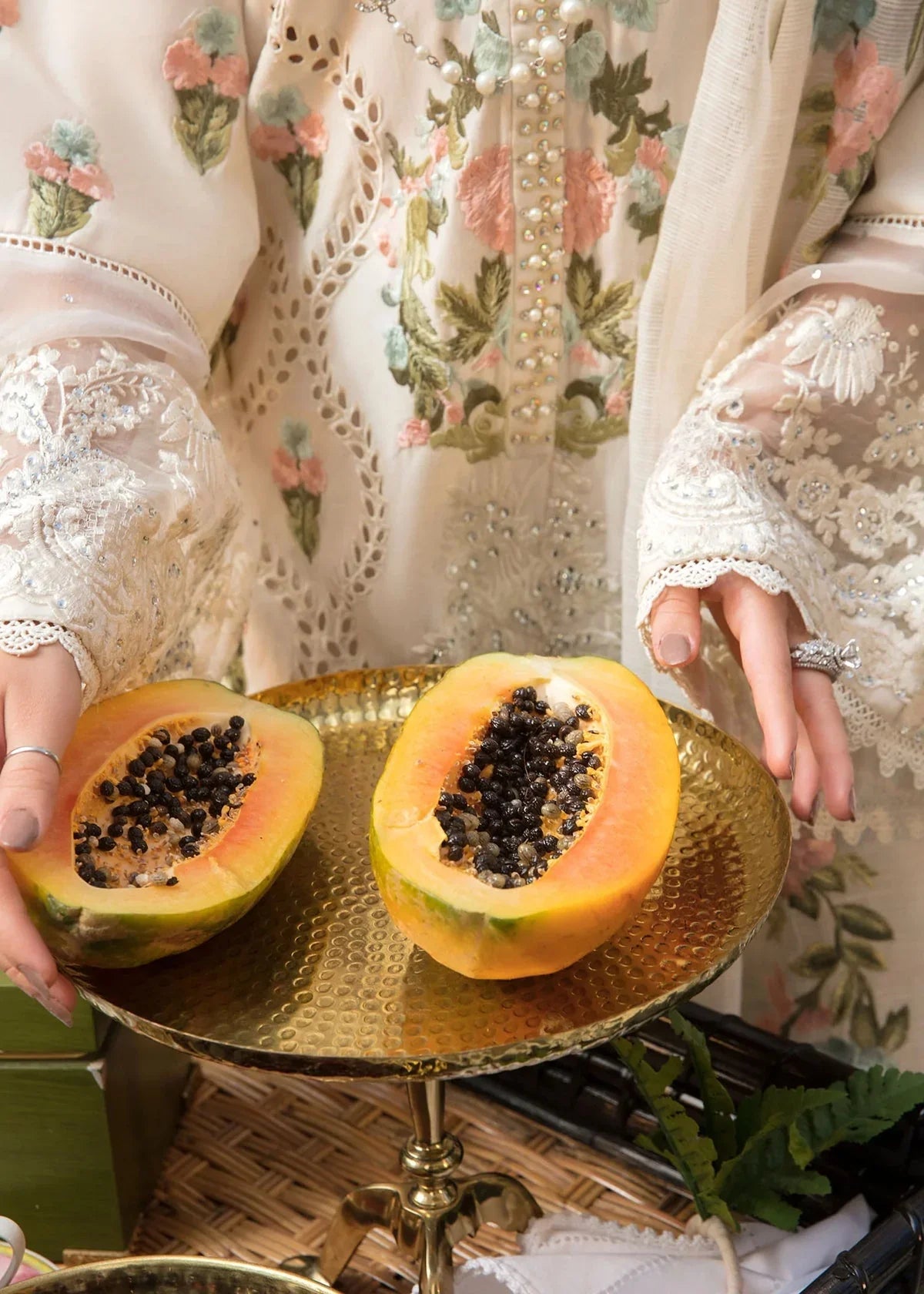 MONSOON BLOOMS Lawn 3 Piece Suit Summer Collection D/817