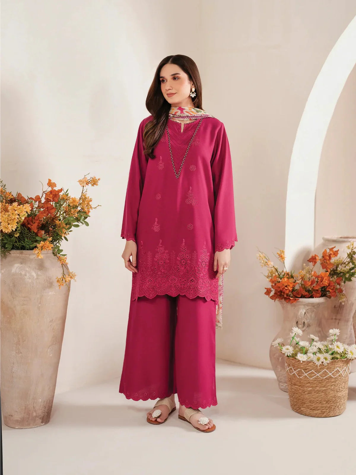 Cross Stitch CS-02 Embroidered Lawn 3 Piece Suit Collection D/11