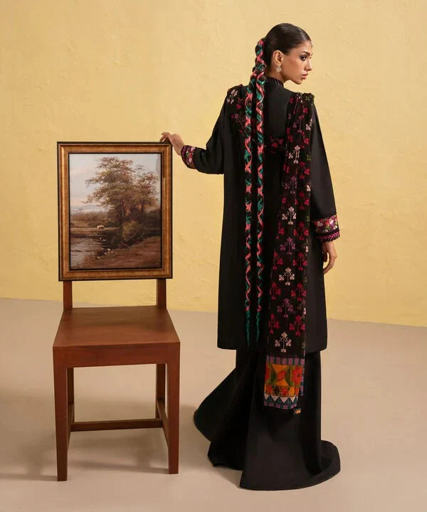 sapphire Embroidered Dhanak 3 Piece D-69