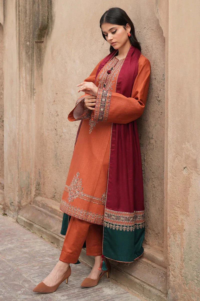 JAZMIN Embroidered Lawn 3 Piece Suit D/30