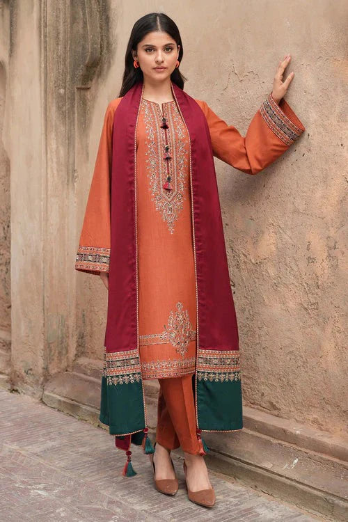 JAZMIN Embroidered Lawn 3 Piece Suit D/30