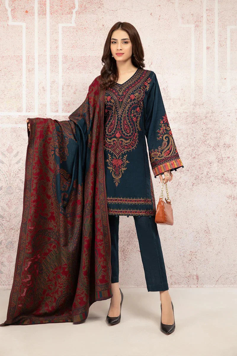 Maria B Embroidered 3 Piece Lawn Suit MB-07