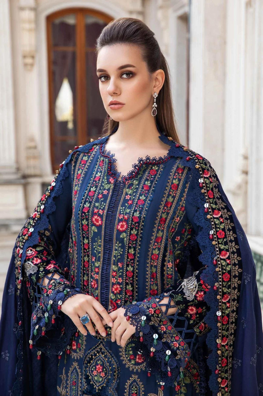 Dhanak 3-Piece Embroidered Dress D-GD 64
