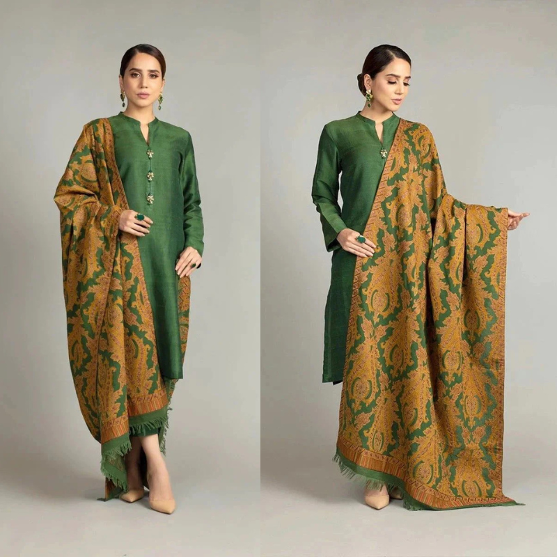 Bareeze Embroidered 3 Piece Winter Collection BR-5025