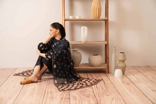 NISHAT Embroidered Dhanak Three Piece - NL-686