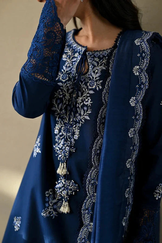 ZAIB Embroidered dhanak 3 Piece ZAIB-20