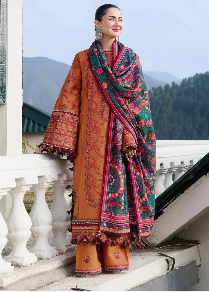 laam Embroidered Dhanak 3 Piece D-65