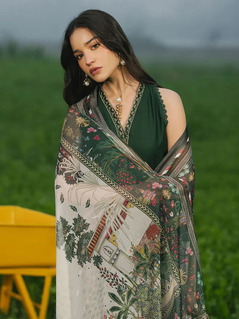 IZEL Embroidered Lawn 3 Piece Suit IZ-07