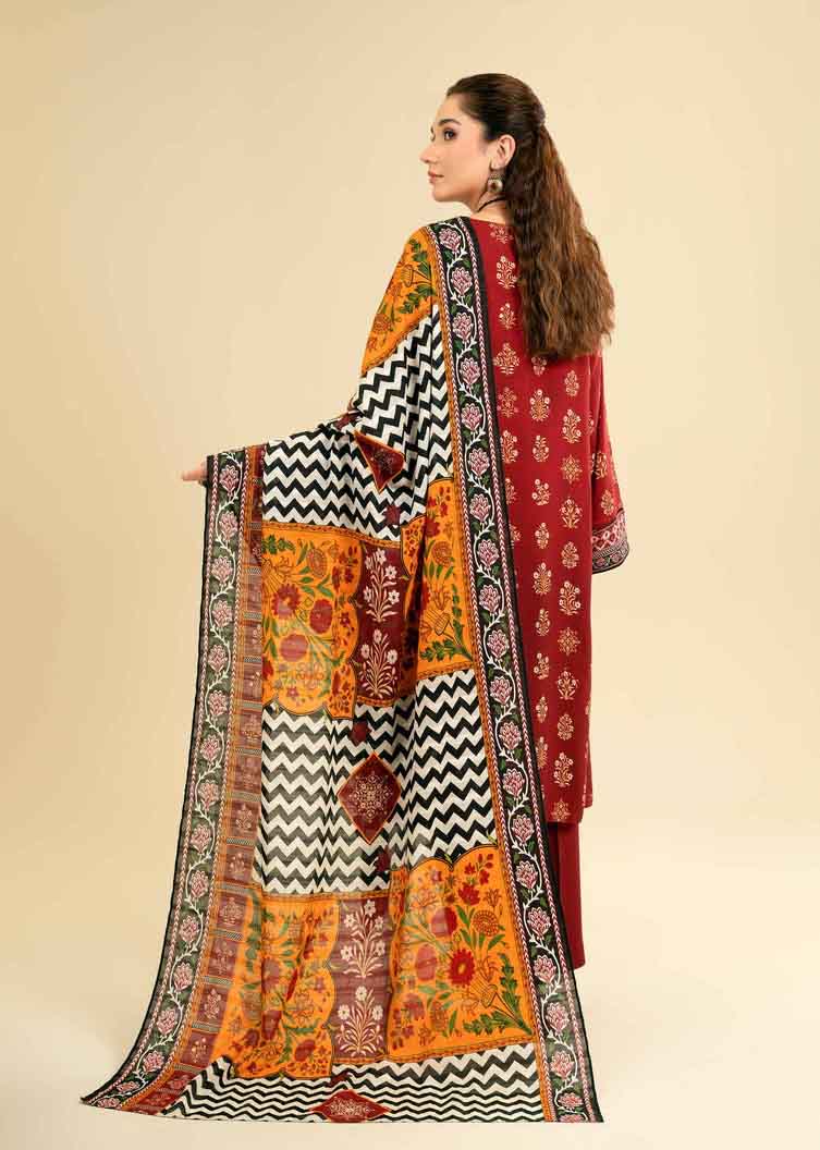 Sapphire Embroidered Dhanak 3 Piece SPW-881