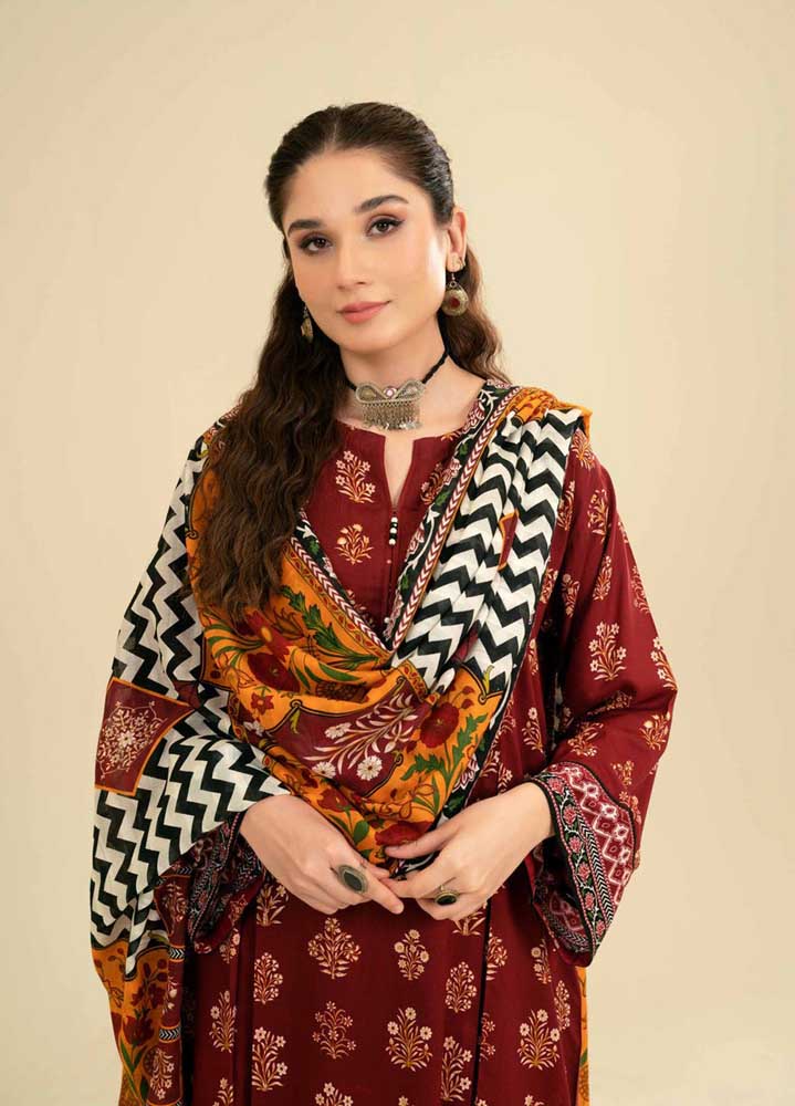 Sapphire Embroidered Dhanak 3 Piece SPW-881