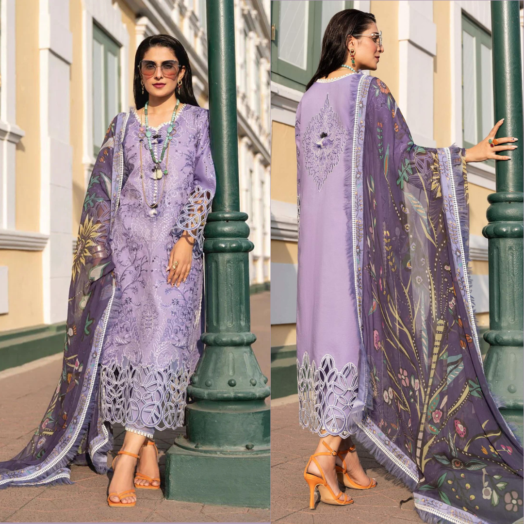 Mushq Embroidered Lawn 3 Piece Suit D/15