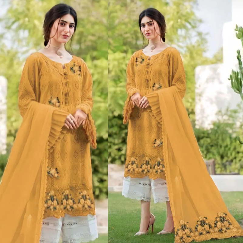 Bareeze Dhanak Embroidered 3 Piece BR-5027