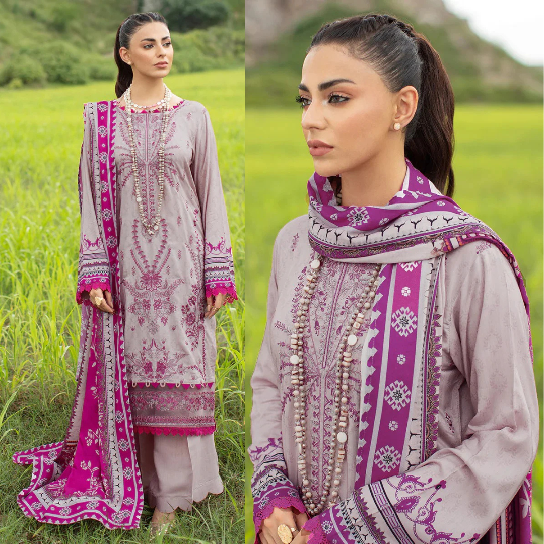 Sapphire Embroidered Lawn 3 Piece Suit D/932