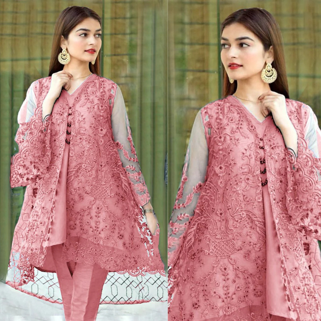 Limelight Embroidered Organza Two Piece Collection LT-204