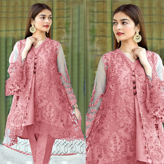 Limelight Embroidered Organza Two Piece Collection LT-204