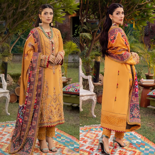 Asim Jofa Embroidered 3 Piece Lawn Suit AJ-30