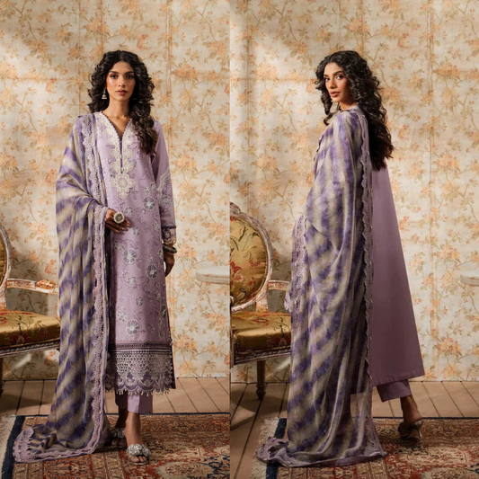 Cross Stitch Embroidered lawn Three Piece D/83