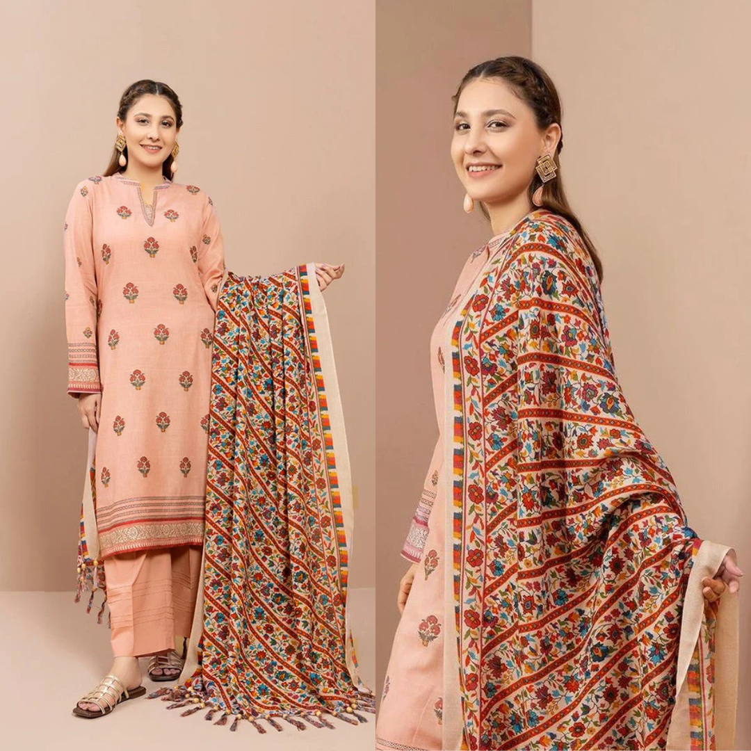 Kayseria Embroidered 3 Piece Lawn Suit SPL-842
