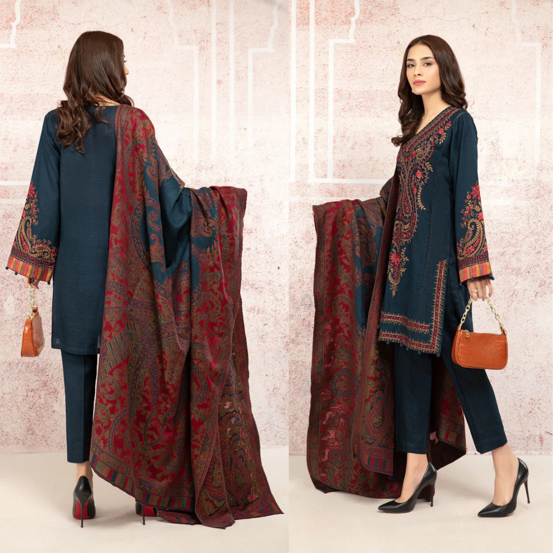 Maria B Embroidered 3 Piece Lawn Suit MB-07