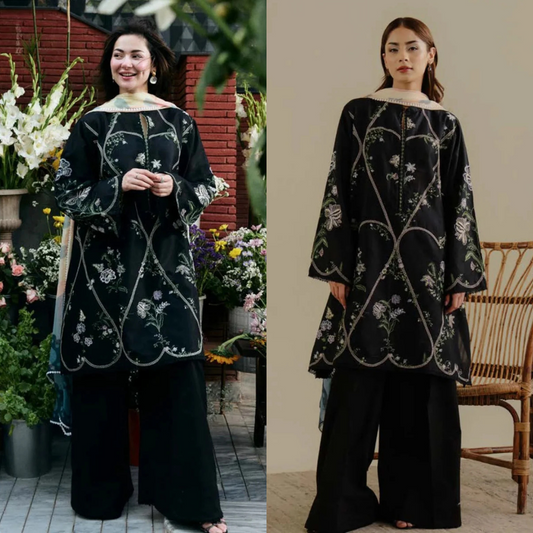 Zara Shahjhan Embroidered 3 Piece Lawn Suit COCO-54