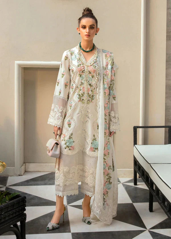 MONSOON BLOOMS Lawn 3 Piece Suit Summer Collection D/817