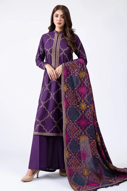 Sobia Nazir Embroidered Dhanak 3 Piece D-72