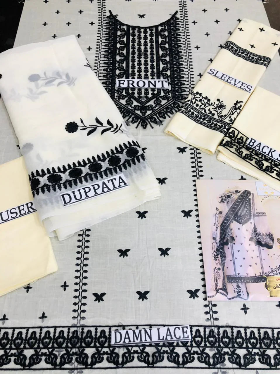 Agha Noor Summer Collection - Embroidered Lawn 3 Piece Suit AGN-68